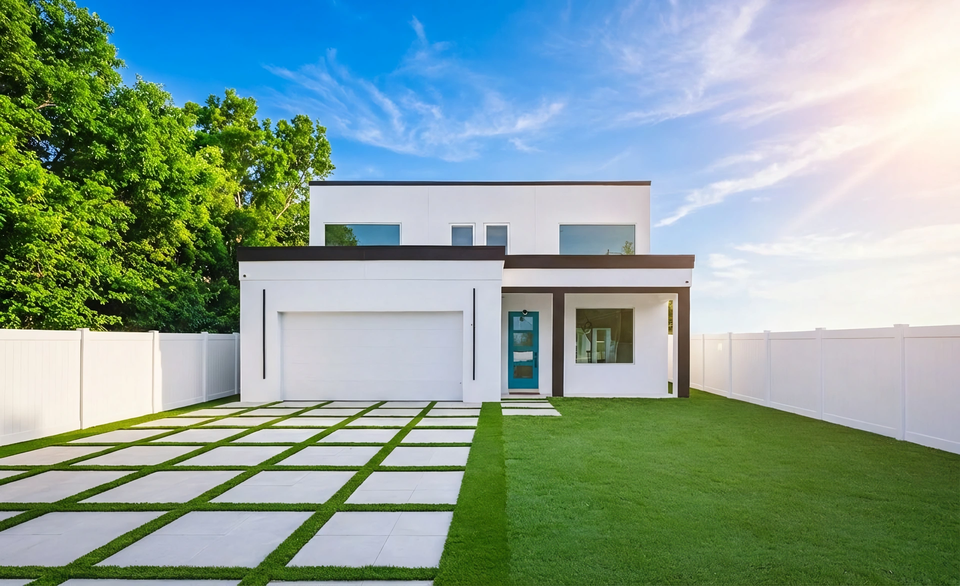 Multifamily housing facade